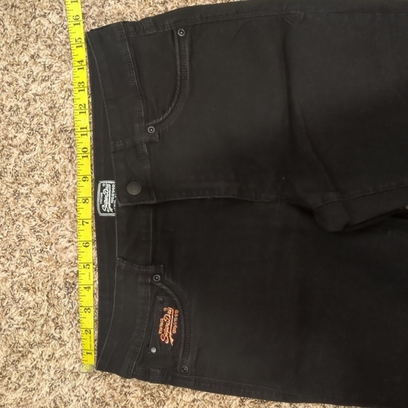 Superdry denim goods japan black denim tapered skinny jeans - Picture 5 of 14